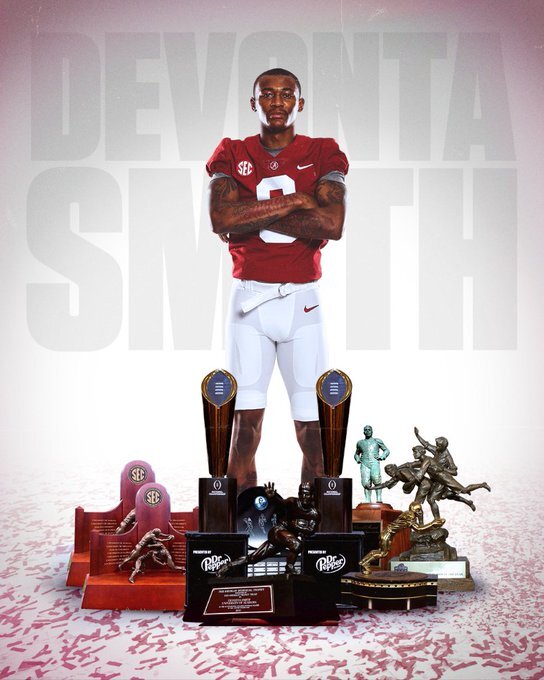 DeVonta Smith (Alabama WR) -- DRAFTED BY EAGLES #10!