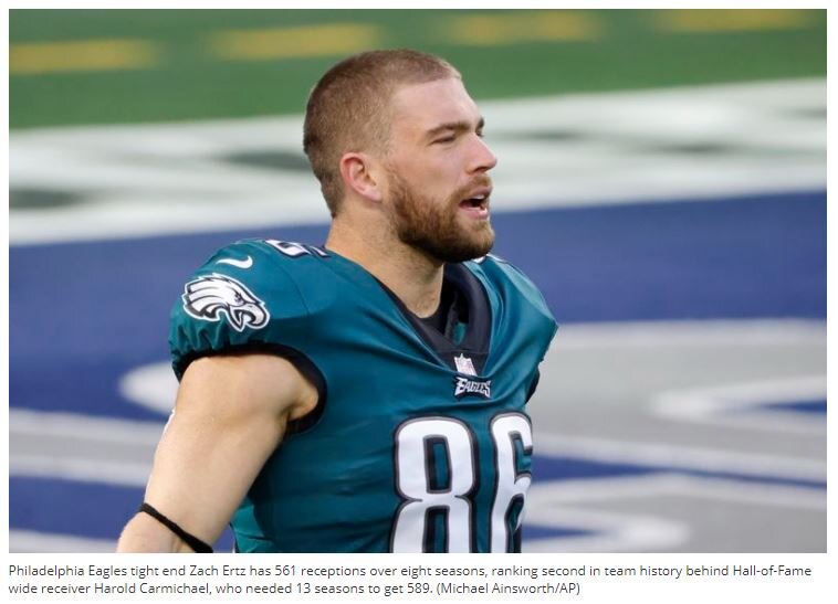 Zach Ertz is still on Eagles’ roster, but resolution is expected soon