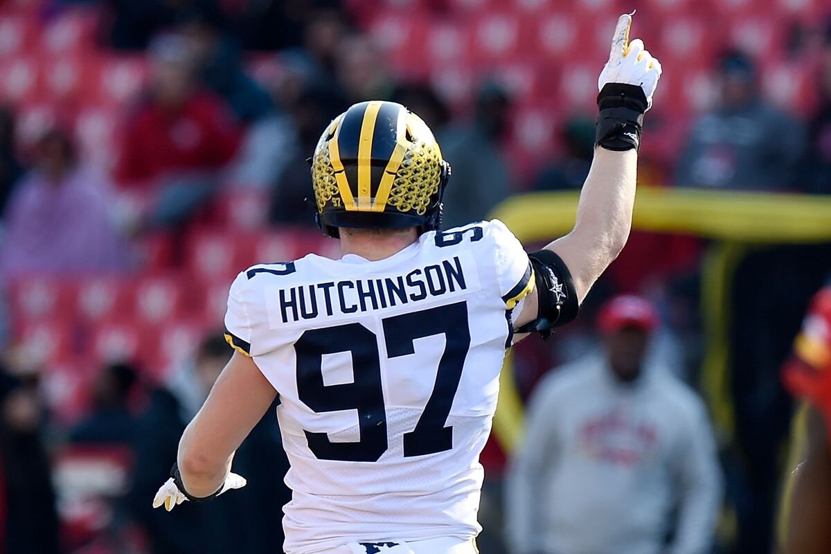 Aidan Hutchinson (Michigan EDGE) -- DRAFTED BY DETROIT #2