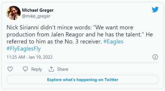 Nick Sirianni Shakes Up Eagles’ Depth Chart, Starter Demoted