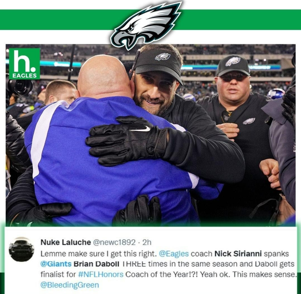 Nick Sirianni snubbed in Coach of the Year voting