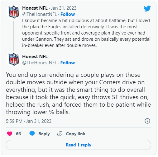 Game Review – NFC CG – PHI 31, SF 7