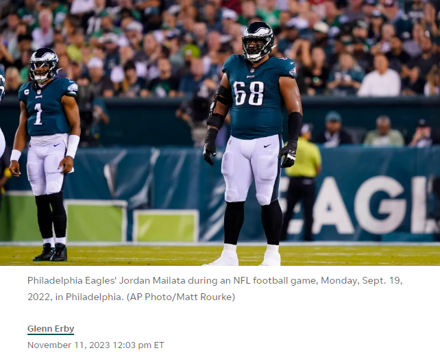Eagles PFF grades: Best and worst performers on offense through 9 games