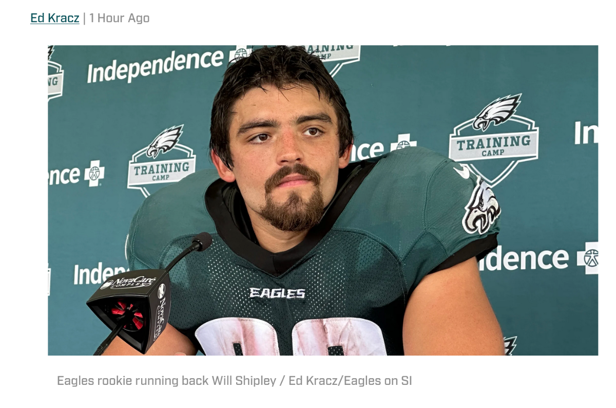Opportunity Knocking For Eagles Rookie, And He's Been Answering
