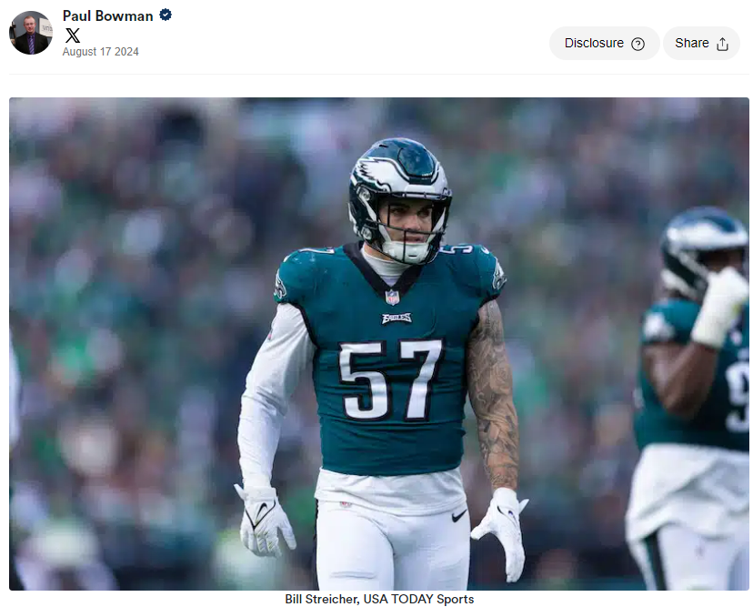 Eagles Breakout Candidate: Ben VanSumeren