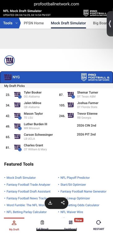 2025 NFL Mock Draft Simulator With Free Trades - Pro Football Network.jpeg