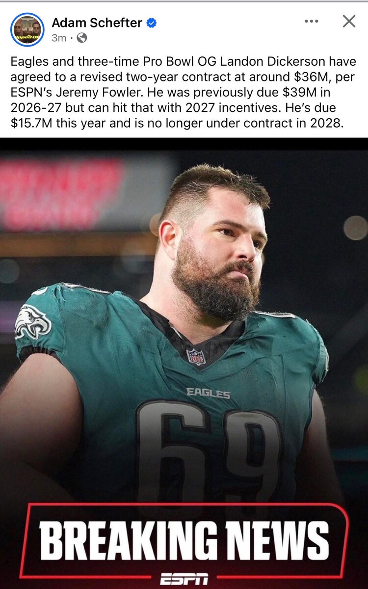 Dickerson’s Contract Revised